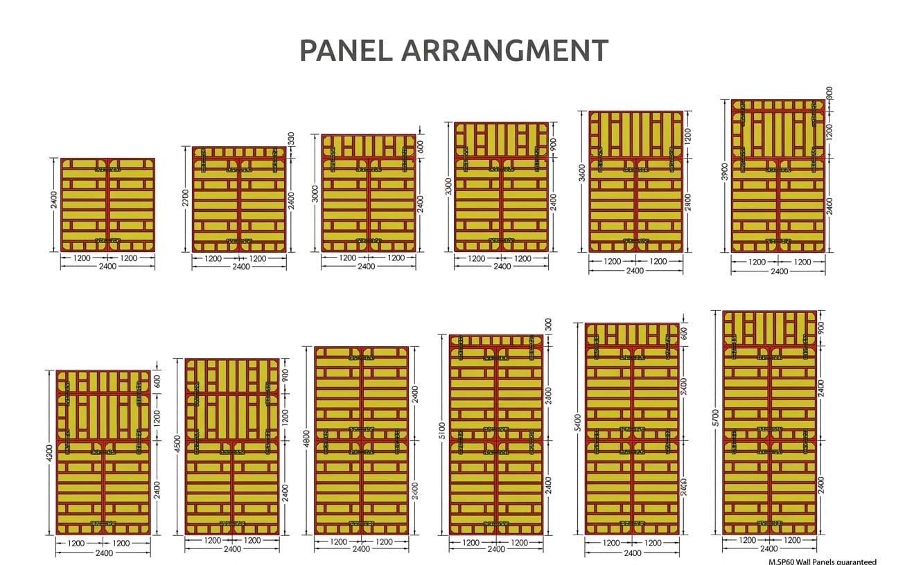 Panel arrangement